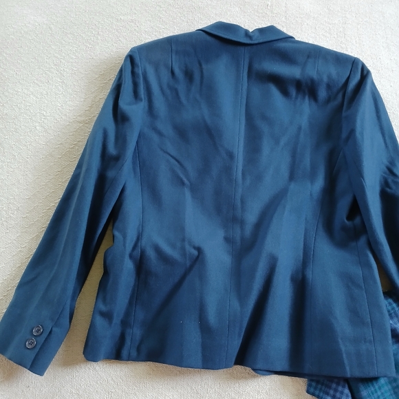 pendleton ♡ wool skirt suit 3 piece vintage set plaid - Picture 6 of 12